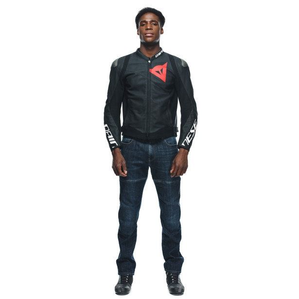 Dainese Sportiva Perf. Leather Jacket Black Matt : Delivery in 5 days